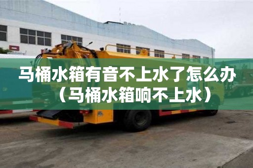 馬桶水箱有音不上水了怎么辦（馬桶水箱響不上水）