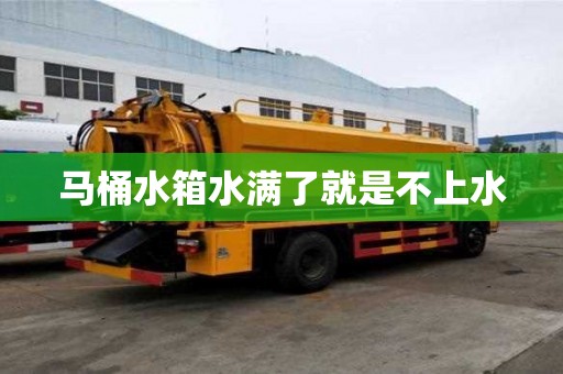 馬桶水箱水滿了就是不上水