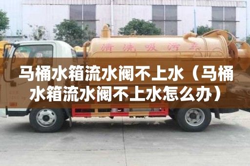 馬桶水箱流水閥不上水（馬桶水箱流水閥不上水怎么辦）