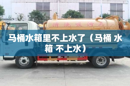 馬桶水箱里不上水了（馬桶 水箱 不上水）