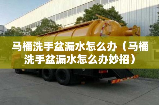 馬桶洗手盆漏水怎么辦(馬桶洗手盆漏水怎么辦妙招) 馬桶洗手盆漏水怎么辦(馬桶洗手盆漏水怎么辦妙招)