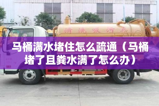 馬桶滿水堵住怎么疏通（馬桶堵了且糞水滿了怎么辦）
