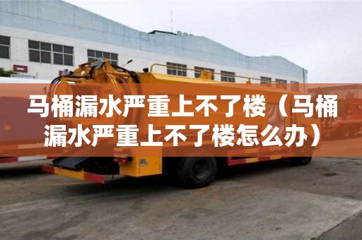 馬桶漏水嚴重上不了樓（馬桶漏水嚴重上不了樓怎么辦）