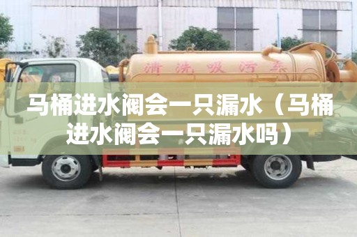 馬桶進水閥會一只漏水（馬桶進水閥會一只漏水嗎）