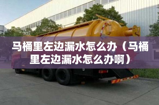 馬桶里左邊漏水怎么辦（馬桶里左邊漏水怎么辦啊）