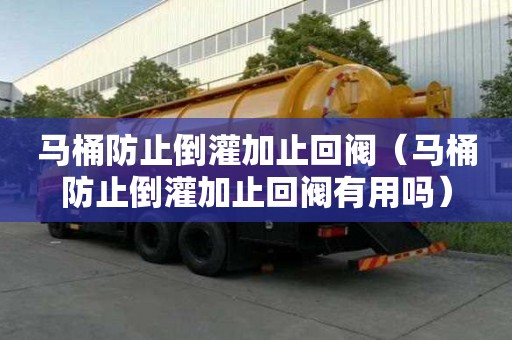 馬桶防止倒灌加止回閥（馬桶防止倒灌加止回閥有用嗎）