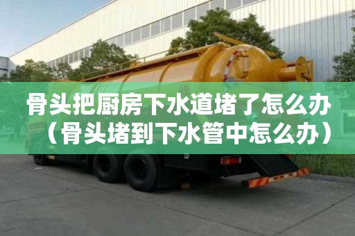 骨頭把廚房下水道堵了怎么辦(骨頭堵到下水管中怎么辦) 骨頭把廚房下水道堵了怎么辦(骨頭堵到下水管中怎么辦)