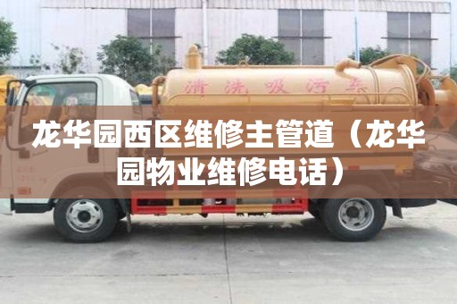 龍華園西區維修主管道（龍華園物業維修電話）
