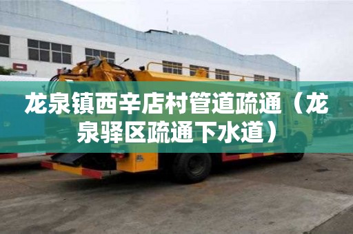 龍泉鎮西辛店村管道疏通（龍泉驛區疏通下水道）