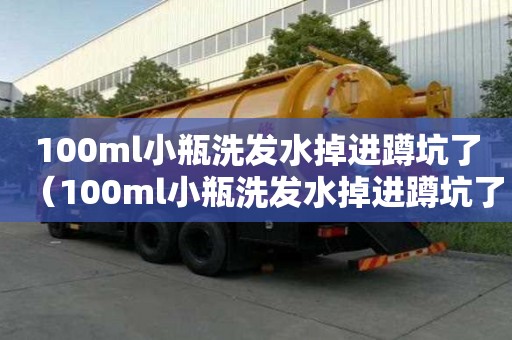 100ml小瓶洗發水掉進蹲坑了（100ml小瓶洗發水掉進蹲坑了管道挺大的）