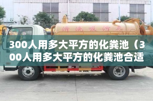 300人用多大平方的化糞池（300人用多大平方的化糞池合適）