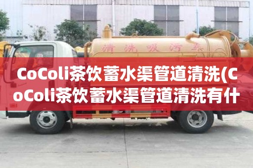 CoColi茶飲蓄水渠管道清洗(CoColi茶飲蓄水渠管道清洗有什么特征)