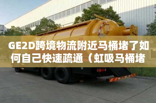GE2D跨境物流附近馬桶堵了如何自己快速疏通（虹吸馬桶堵了疏通竅門）