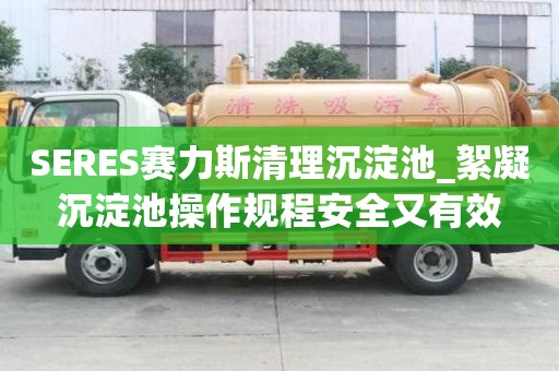 SERES賽力斯清理沉淀池_絮凝沉淀池操作規程安全又有效