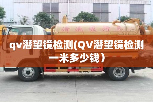 qv潛望鏡檢測(QV潛望鏡檢測一米多少錢）