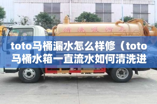 toto馬桶漏水怎么樣修（toto馬桶水箱一直流水如何清洗進水桿）